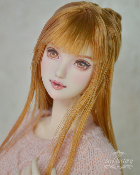 【 DISPLAY ONLY】Hand-Painted Obitsu Doll Faceup | Detailed Makeup