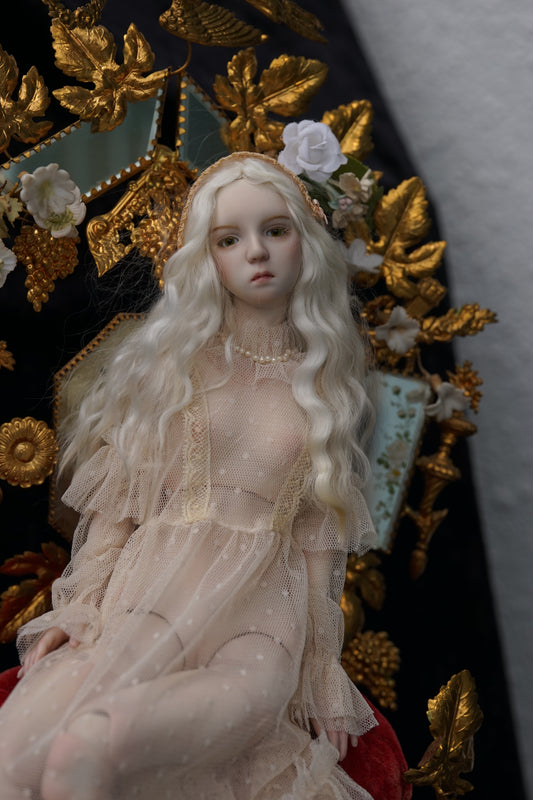 【 DISPLAY ONLY】Handcrafted Bisque Doll porcelain doll | Maria