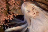 【 DISPLAY ONLY】Hand-Painted Obitsu Doll Faceup | The Bride with White Hair