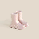 1/6 scale combat-style rain boots with retro work boot styling