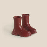 1/6 scale combat-style rain boots with retro work boot styling