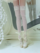 1/6ドール用 シルクバレエシューズ ソフトソール