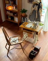1/6ドール用 ヴィンテージミシン テーブル付き