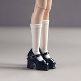Harajuku-style platform Mary Jane shoes for 1/6 scale dolls