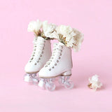1/6 scale macaron-color quad roller skates for dolls