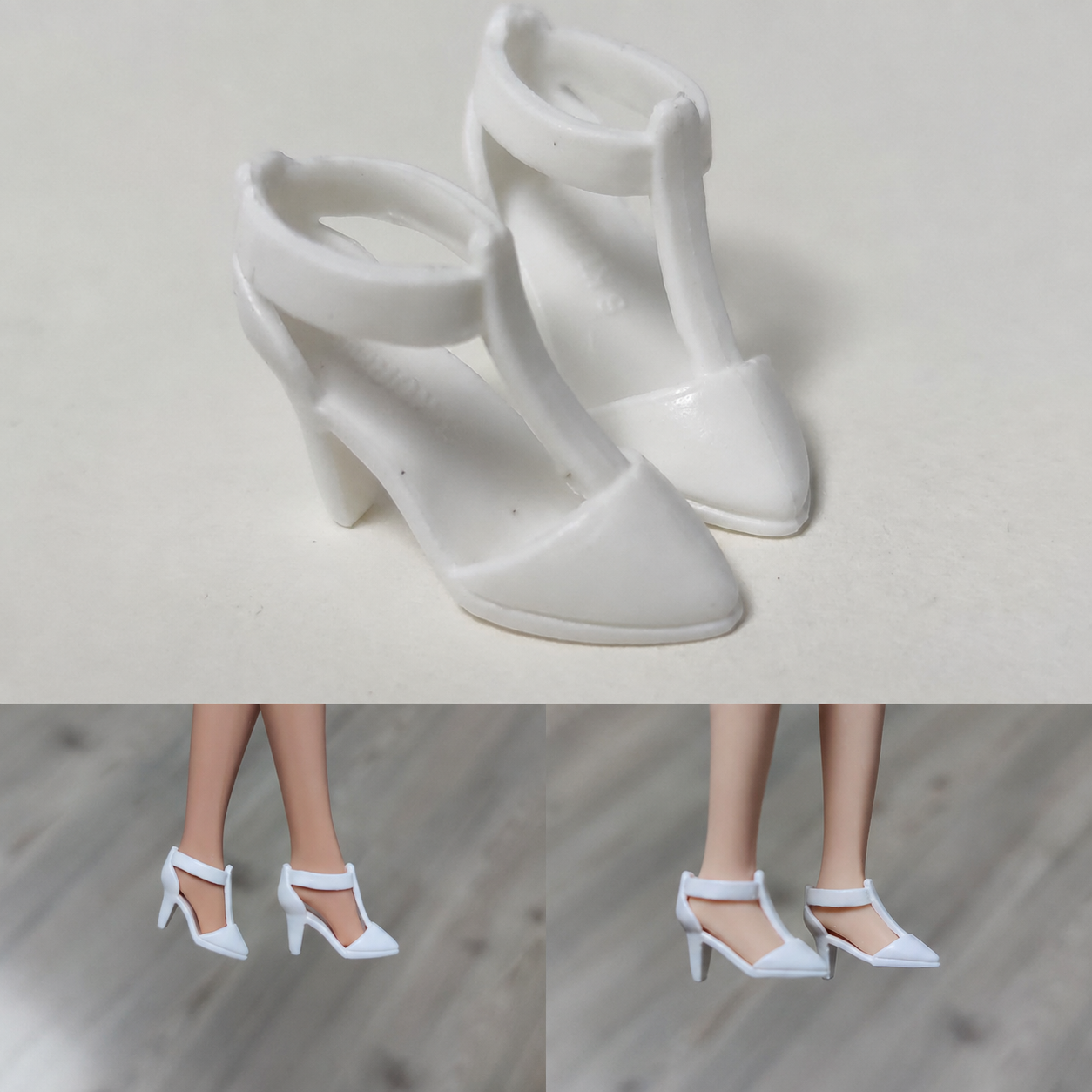 1/6 scale plastic doll shoes — casual boots, sandals and pumps, catalog view 15