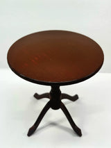 Vintage-style miniature cafe table and chair set for 1/6 scale dolls
