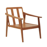 Vintage-style wooden single sofa for 1/6 scale dolls