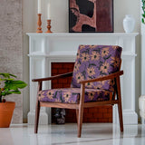 Wooden miniature single sofa for 1/6 scale doll interiors