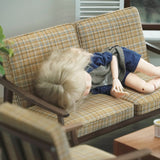 1/6 scale wooden doll sofa furniture for miniature interior scenes