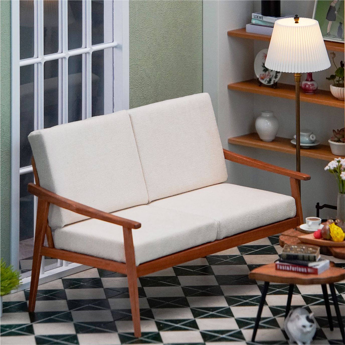 1/6 scale miniature sofa furniture for Blythe and BJD dolls