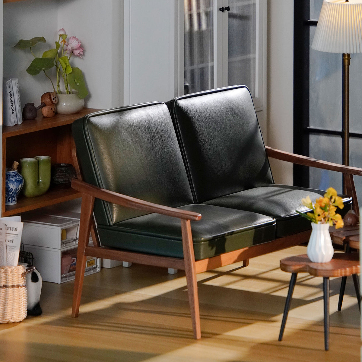 1/6 scale two-seater doll sofa miniature furniture product view