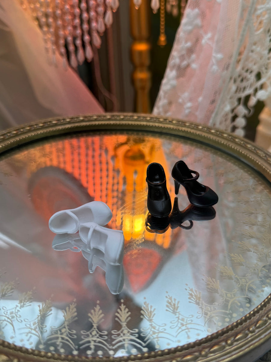 Soft PVC high-heel shoes for 1/6 scale fashion dolls