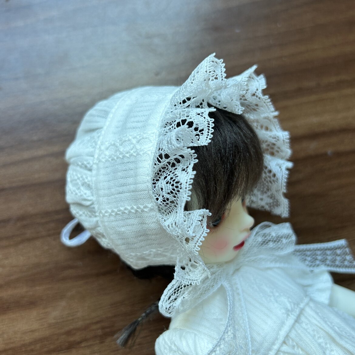 1/6 scale white doll dress for Blythe, Obitsu24, Azone, Licca and Cherry | product image 7