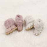 1/6 scale winter fur snow boots for fashion dolls