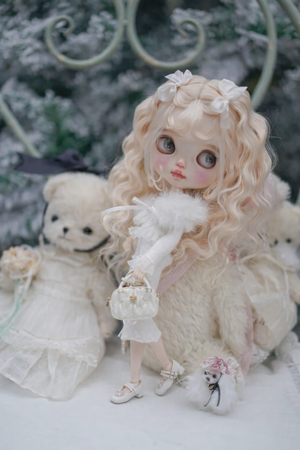 Pre-Order Mermaid Fishtail Set for Blythe & Obitsu24/22　Azone | Optional Fur Shawl