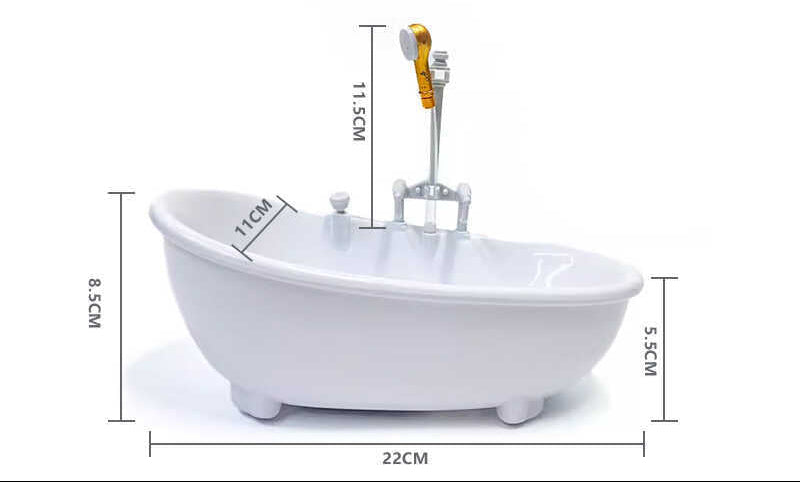 水が流れる ドールハウス浴槽