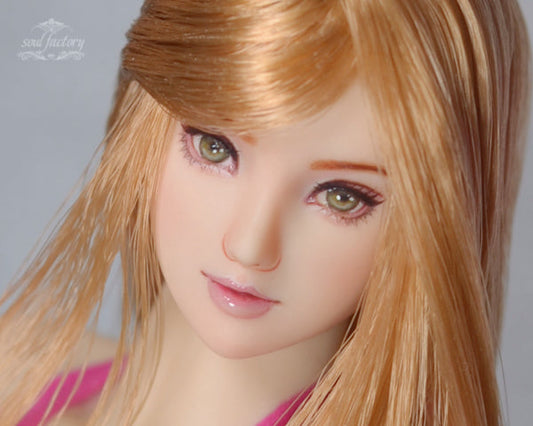 Hand-Painted Figure Faceup | Detailed Makeup with Traditional Brush | Custom BJD Face Painting