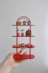 1/6 scale miniature metal shelf  doll house dollhouse ornament model