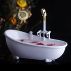 1/6 Scale Electric Miniature Bathtub – Battery-Operated Water Spray Toy for Dolls & Action Figures