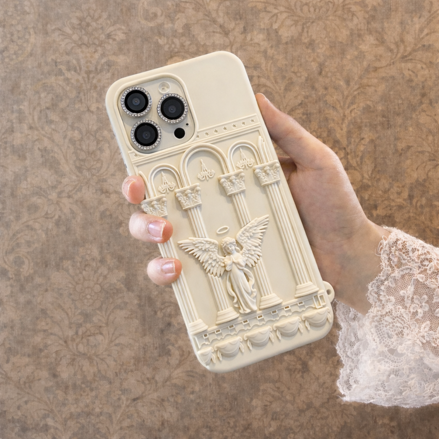 Artistic iPhone Case – Independent Designer Style | Multiple Models Available|Angelic Prayer