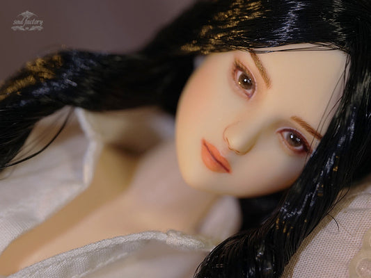 Hand-Painted Figure Faceup | Detailed Makeup with Traditional Brush | Custom BJD Face Painting