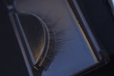 White BJD doll eyelashes side detail