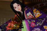 【 DISPLAY ONLY】Hand-Painted Obitsu Doll Faceup | Murasaki no Ue from The Tale of Genji