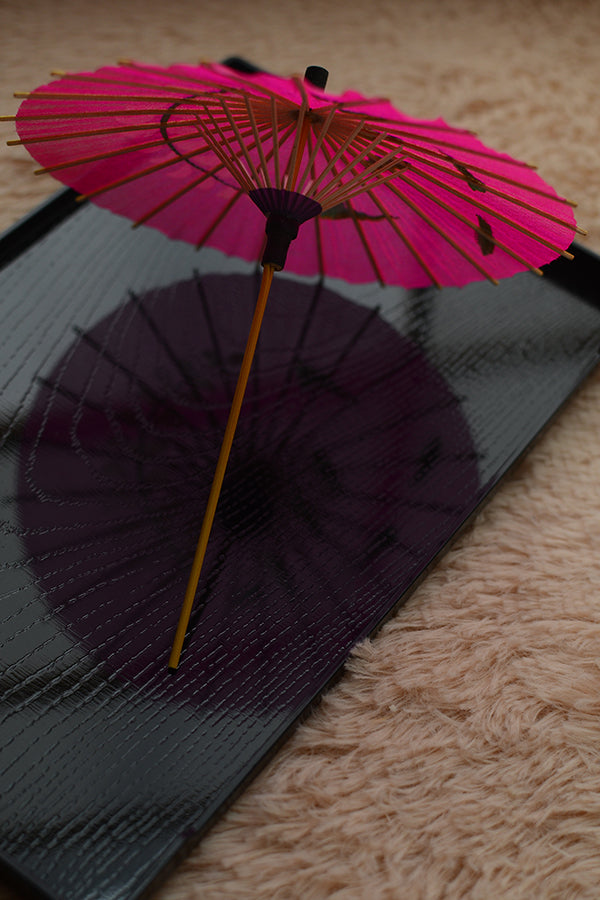 1/6 Scale Handmade Japanese Wagasa Parasol for Dolls | Traditional Craft Umbrella for BJD & Miniatures