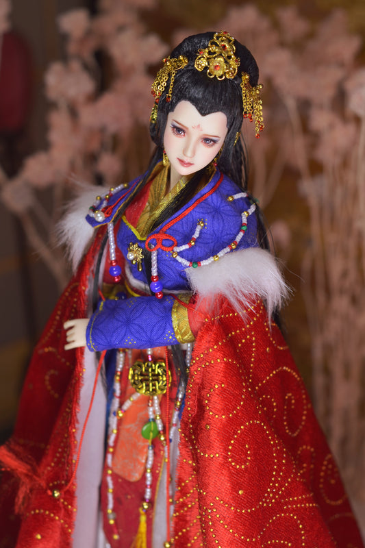 【 DISPLAY ONLY】Hand-Painted Obitsu Doll Faceup | Princess Lanling