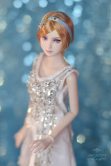 【 DISPLAY ONLY】Hand-Painted Obitsu Doll Faceup | Daisy