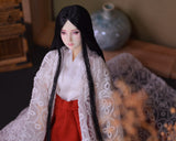 【 DISPLAY ONLY】Hand-Painted Obitsu Doll Faceup | Heian-Era Beauty
