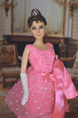 【 DISPLAY ONLY】Hand-Painted Obitsu Doll Faceup | Inspired by Audrey Hepburn