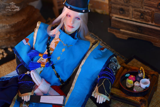 【 DISPLAY ONLY】Hand-Painted Obitsu Doll Faceup | Seimei (Onmyoji)