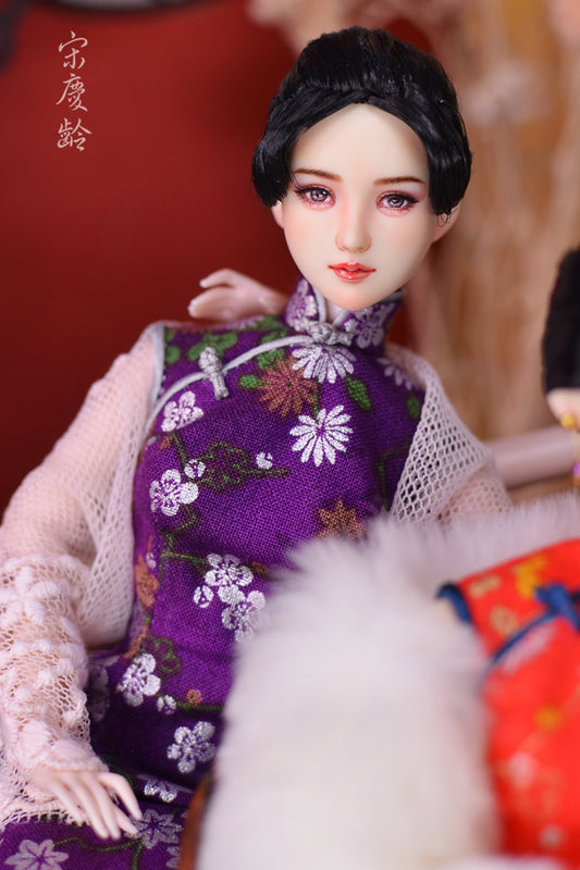【 DISPLAY ONLY】Hand-Painted Obitsu Doll Faceup | Soong sisters Qinglin