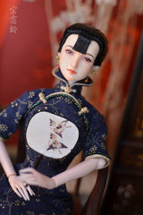 【 DISPLAY ONLY】Hand-Painted Obitsu Doll Faceup | Soong sisters Ailin