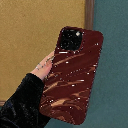 Artistic iPhone Case – Independent Designer Style | Multiple Models Available|Pleated wavy