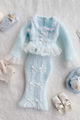 Pre-Order Mermaid Fishtail Set for Blythe & Obitsu24/22　Azone | Optional Fur Shawl