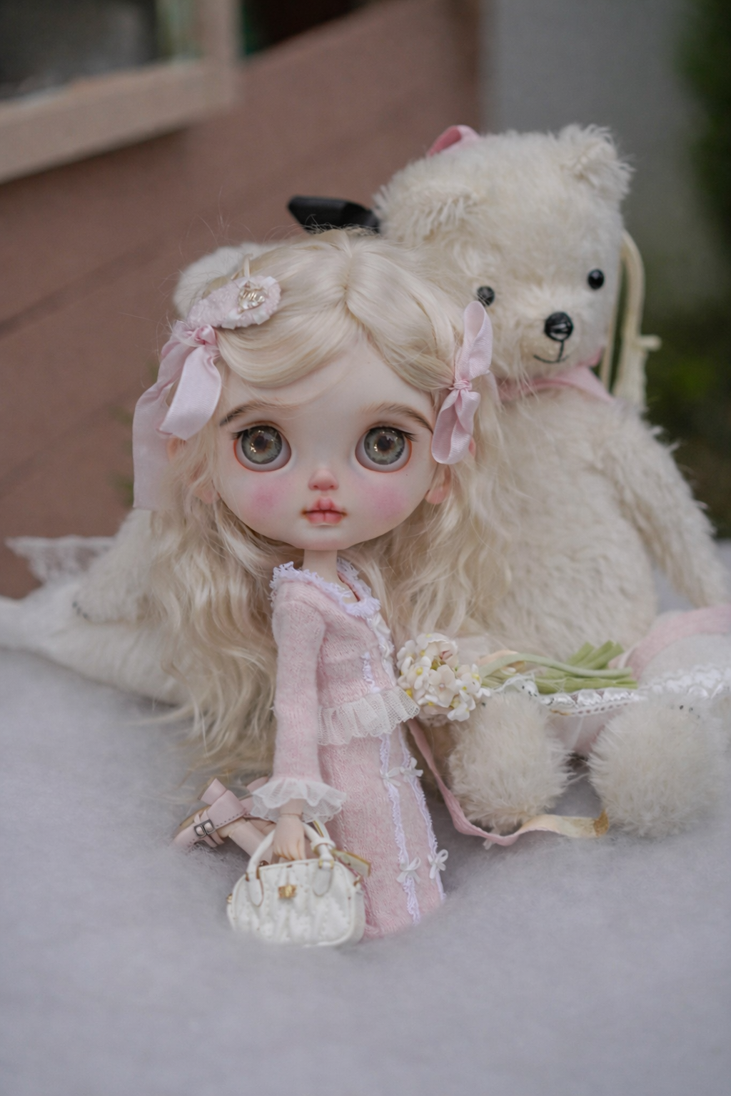 Pre-Order Mermaid Fishtail Set for Blythe & Obitsu24/22　Azone | Optional Fur Shawl