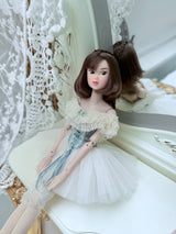 1/6スケール クラシックバレエチュチュドレス ドール用 - 4色展開 | オビツ、アゾン、モモコ、バービー、ST、FR対応 | バレエシューズ付属