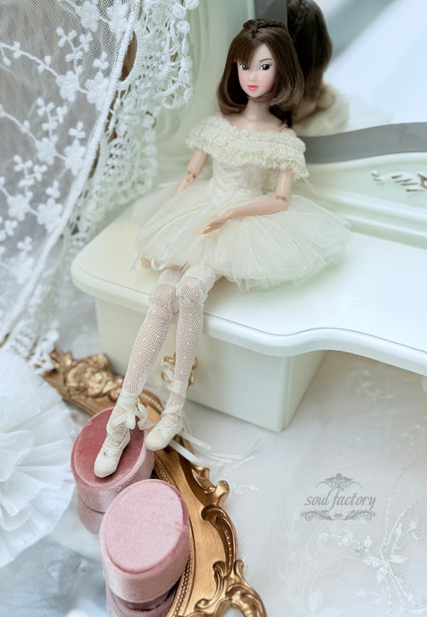 《Pre-order》1/6 Scale Classical Ballet Tutu Dress for Dolls – 4 Colors | Fits Obitsu, Azone,Momoko, Barbie, ST, FR | Optional Ballet Shoes