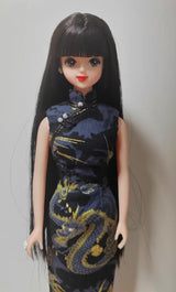 【受注製作・8月30日締切】 1/6ドール用チャイナドレス｜momoko・ジェニー・Obitsu27対応｜ 60種類生地オーダーメイド