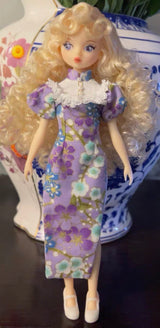 【受注製作・8月30日締切】 1/6ドール用チャイナドレス｜momoko・ジェニー・Obitsu27対応｜ 60種類生地オーダーメイド