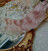 High-Gloss Mohair for Dolls | Snow Pink 20-25cm