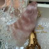 High-Gloss Mohair for Dolls | Snow Pink 20-25cm