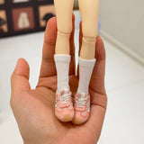 1/6ドール用 刺繍入りスニーカー | ブライス、リカちゃん、アゾン、FR、オビツ22/24にユニバーサルフィット