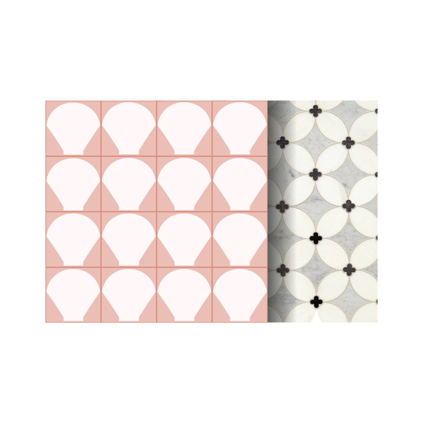 1/6 Scale Dollhouse Floor Tile Panel | 15.2 x 15.2 cm | Miniature Flooring in Multiple Patterns