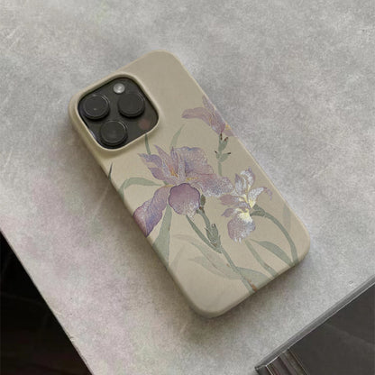 Elegant Orchid iPhone Case – Floral Design | Multiple iPhone Models Available