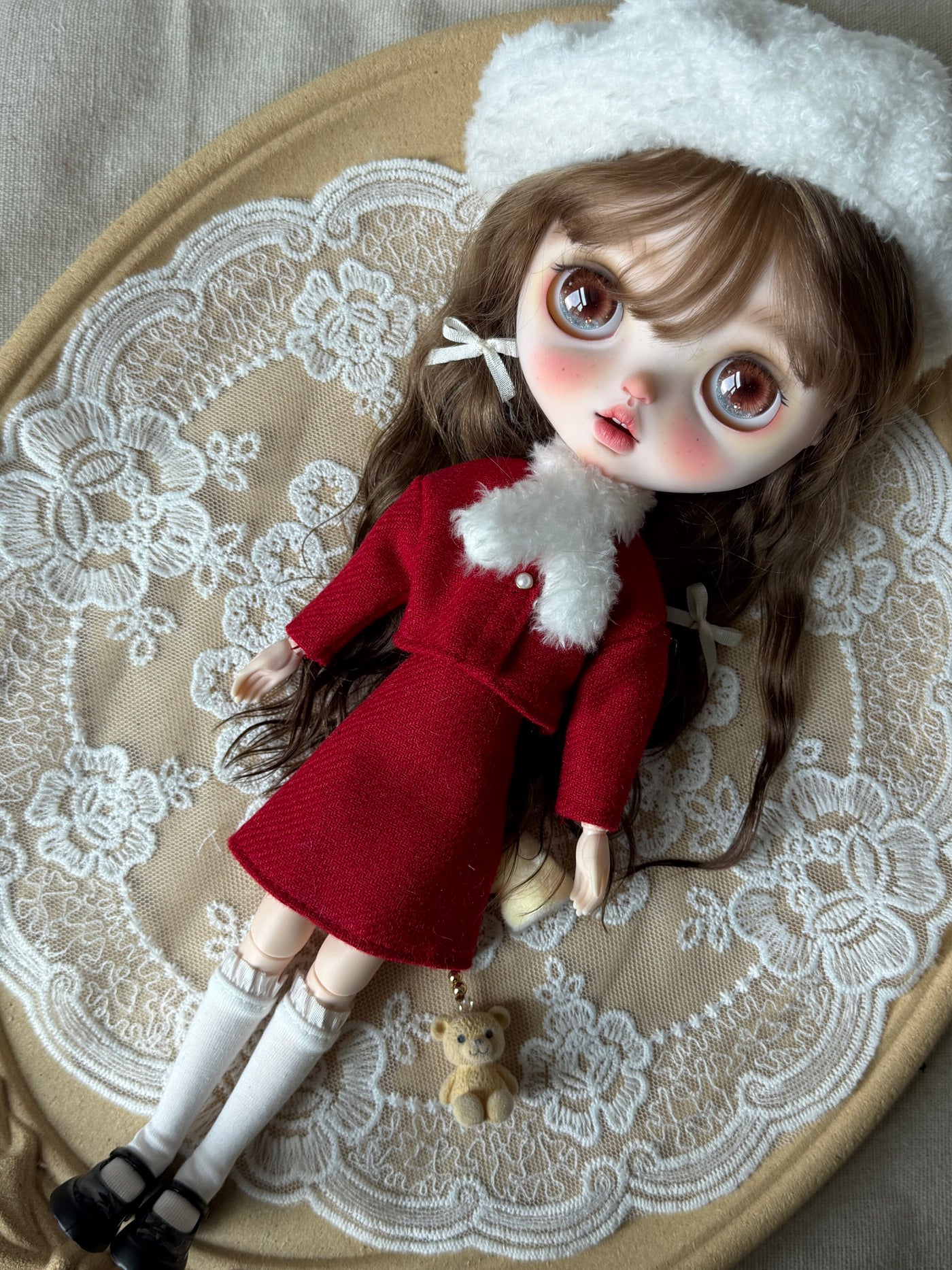 1/6ドール用 ツイード上下セット｜多色展開｜Blythe・Obitsu24・Azone・Licca・Cherryちゃん対応