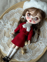 1/6ドール用 ツイード上下セット｜多色展開｜Blythe・Obitsu24・Azone・Licca・Cherryちゃん対応